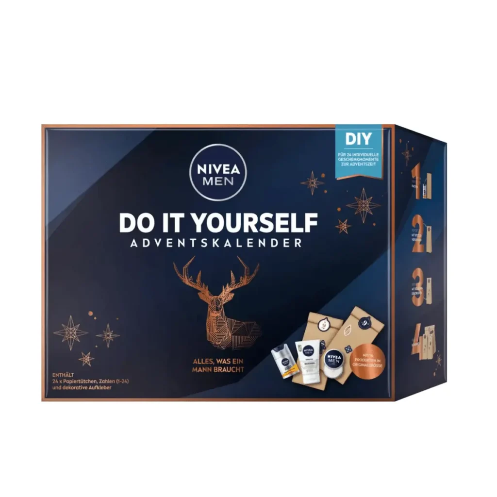 Nivea Adventskalender DIY Verpackung